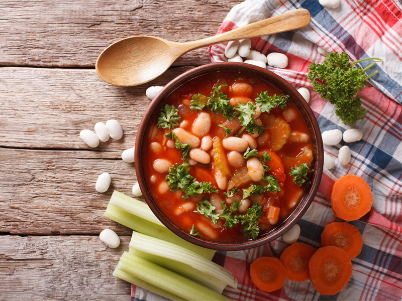 Vegansk bønnesuppe