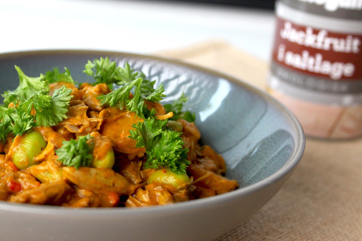 Biksemad med jackfruit