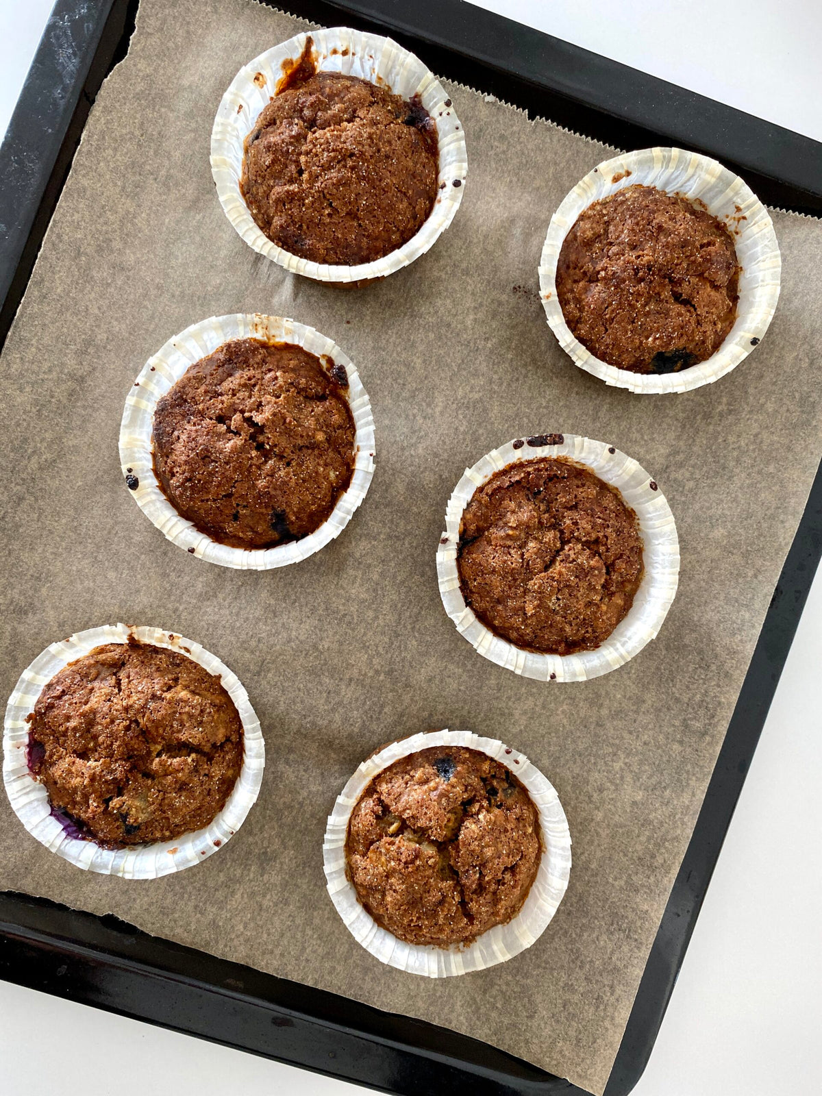 Glutenfri muffins med blåbær