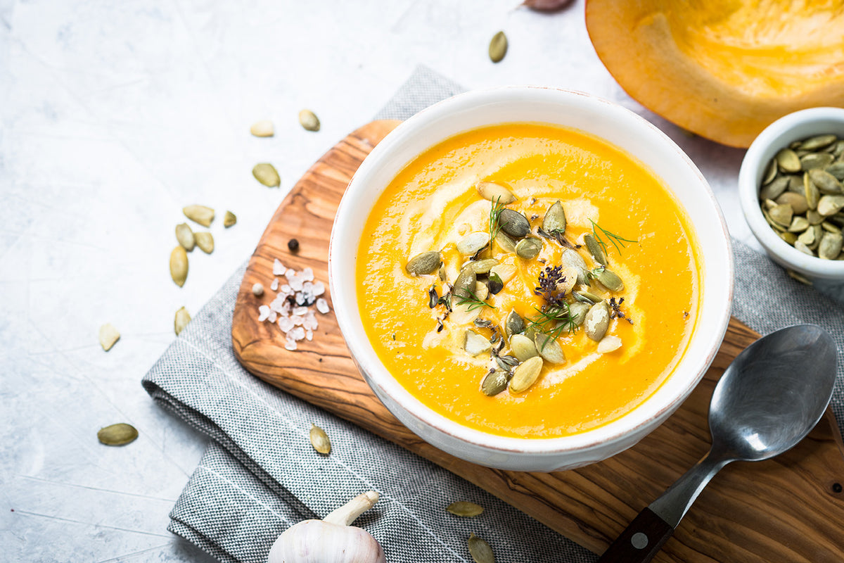 Græskarsuppe med kokos