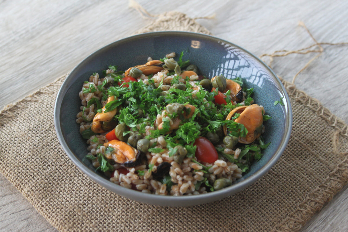 Salat med muslinger