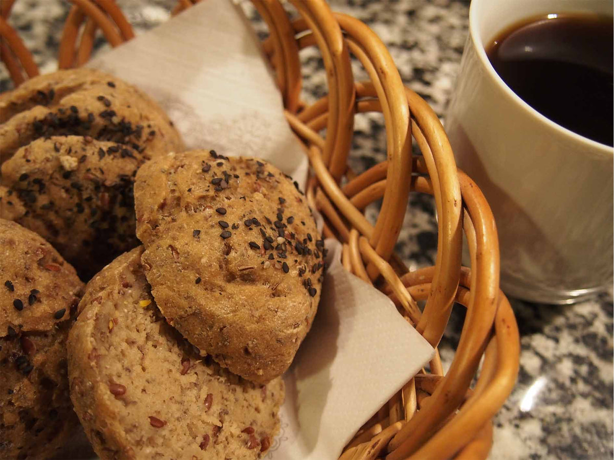 Glutenfri boller med sorghum - og teffmel