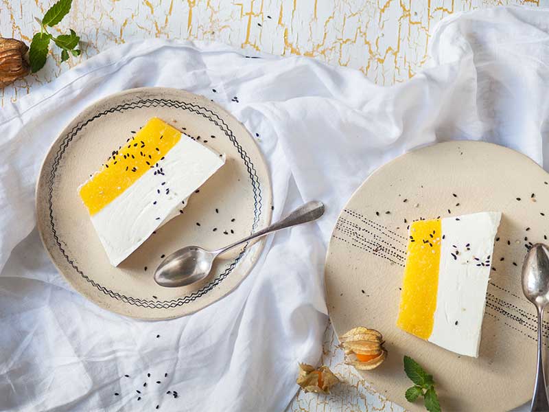 Sesam Panna Cotta