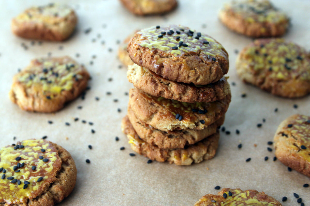 Glutenfri sorghum-mandel småkager