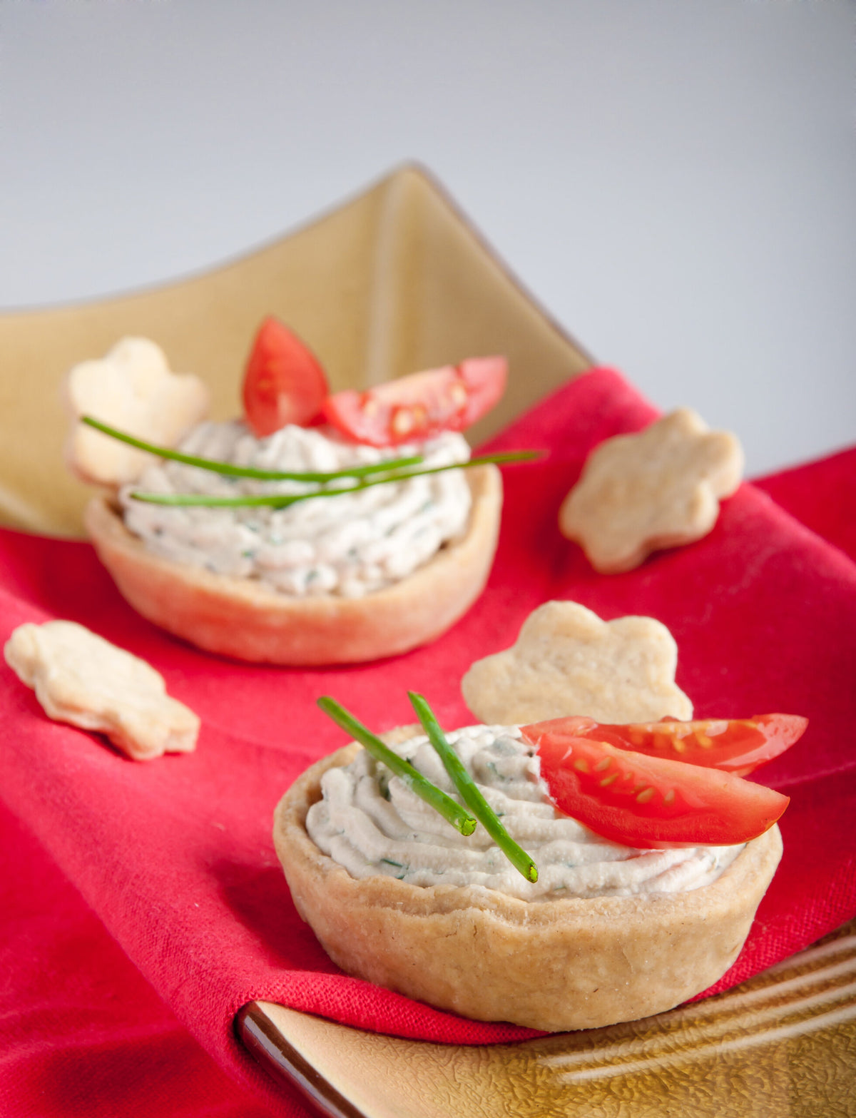 Tarteletter med vege-ricotta