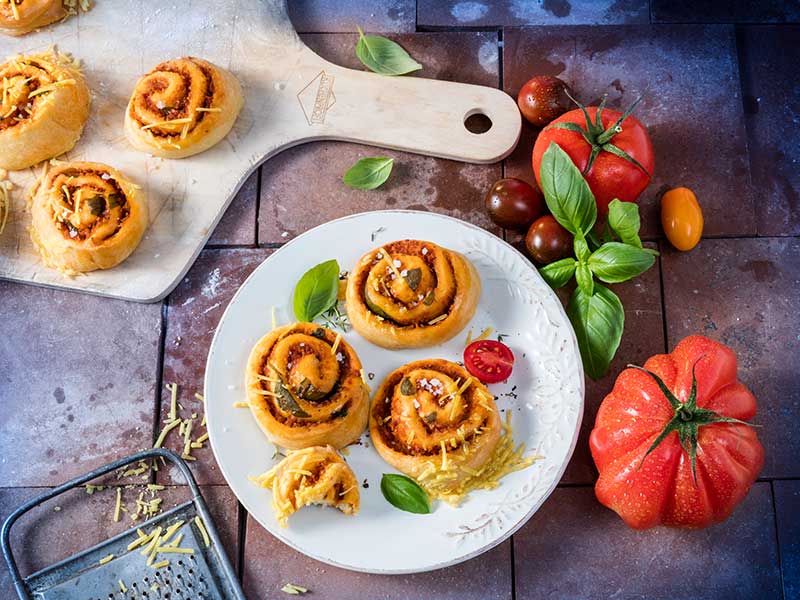 Veganske pizzasnegle
