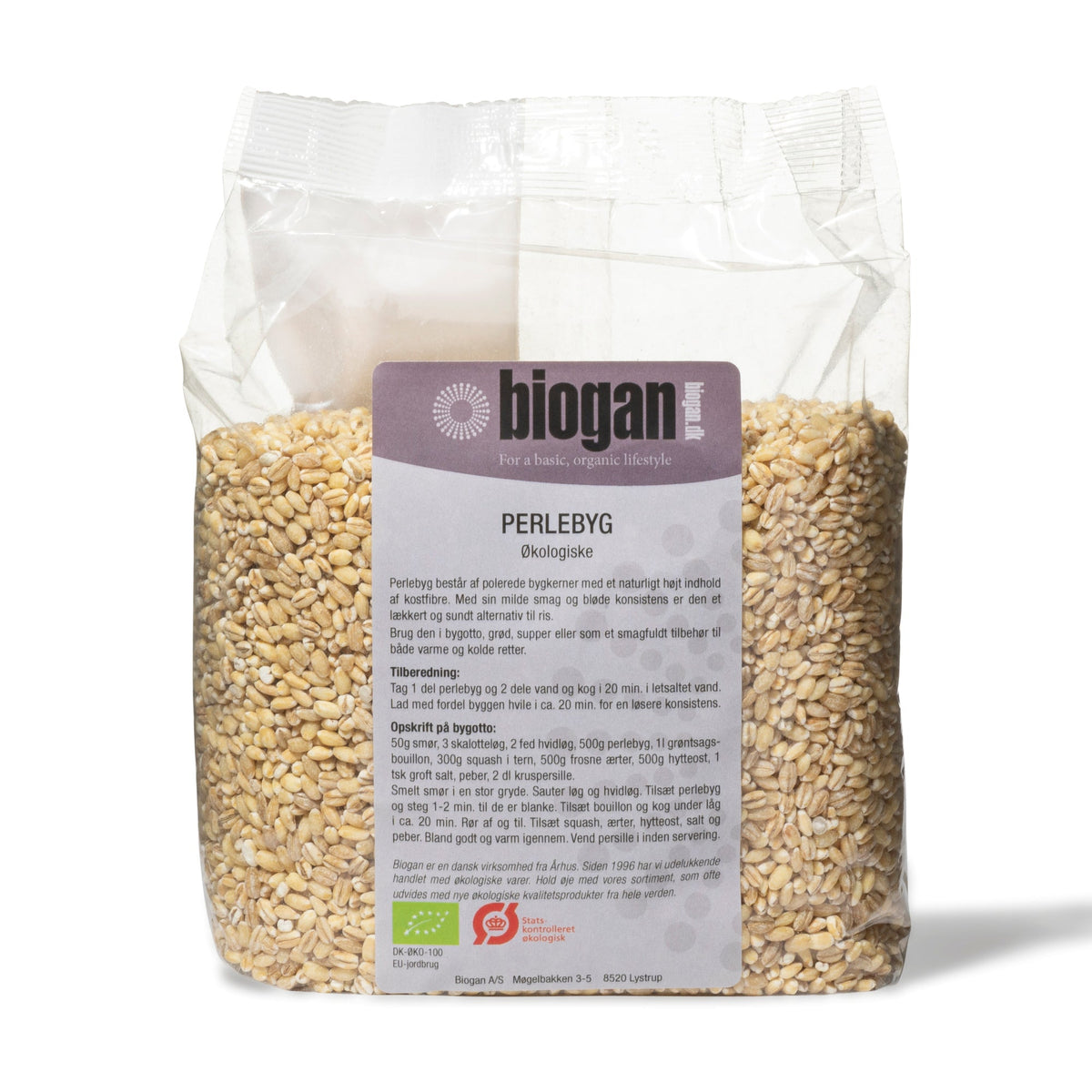 PERLEBYG 1 kg ØKO fra Biogan