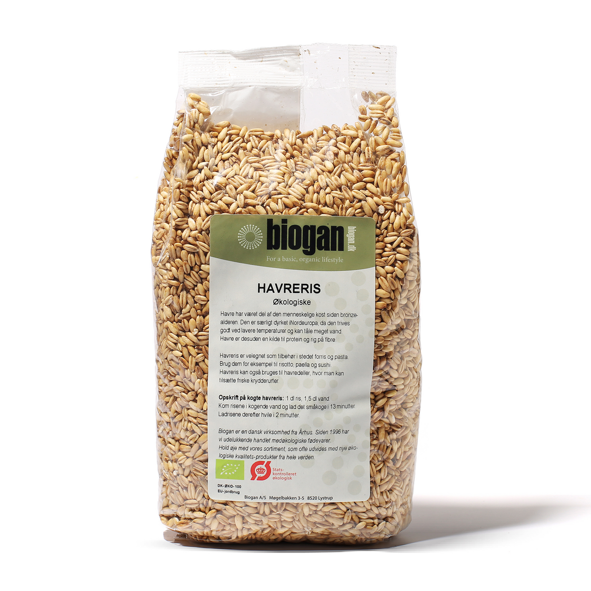 HAVRERIS 750g ØKO fra Biogan