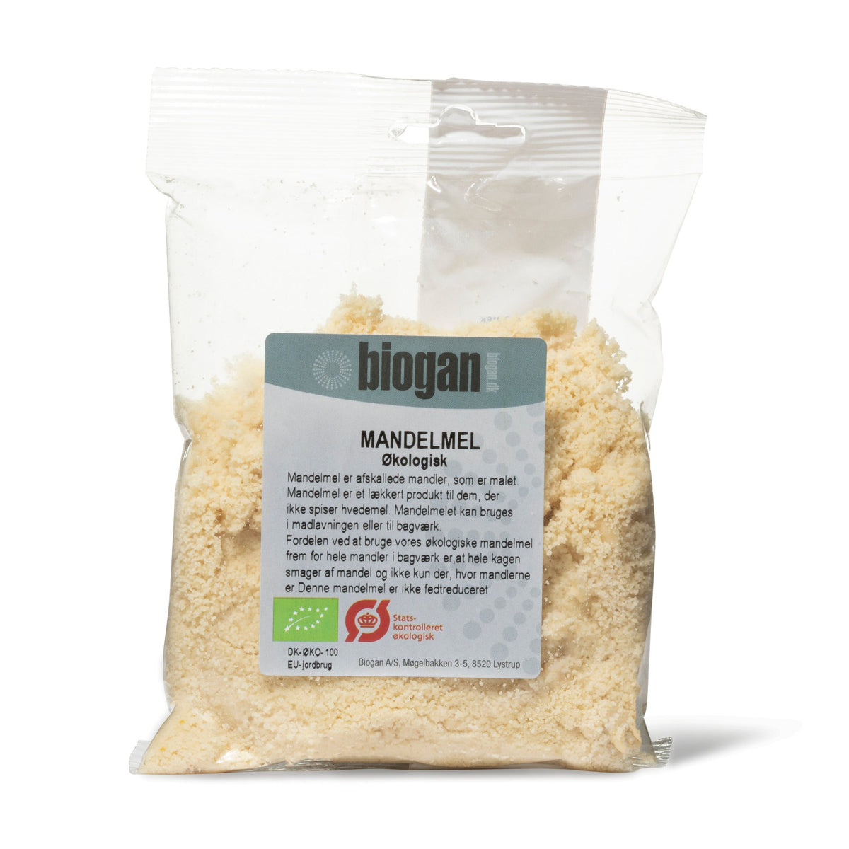 MANDELMEL 100g ØKO fra Biogan