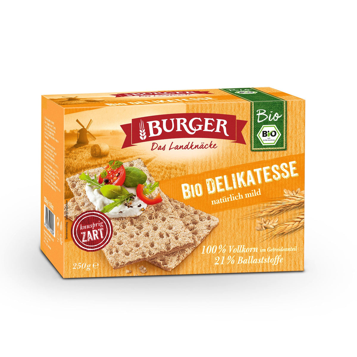 KNÆKBRØD fuldkorn 250G ØKO fra Biogan