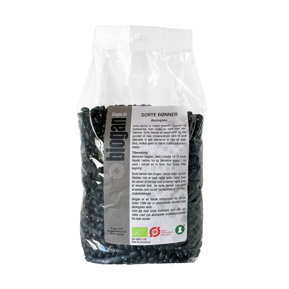 SORTE BØNNER 1KG ØKO fra Biogan