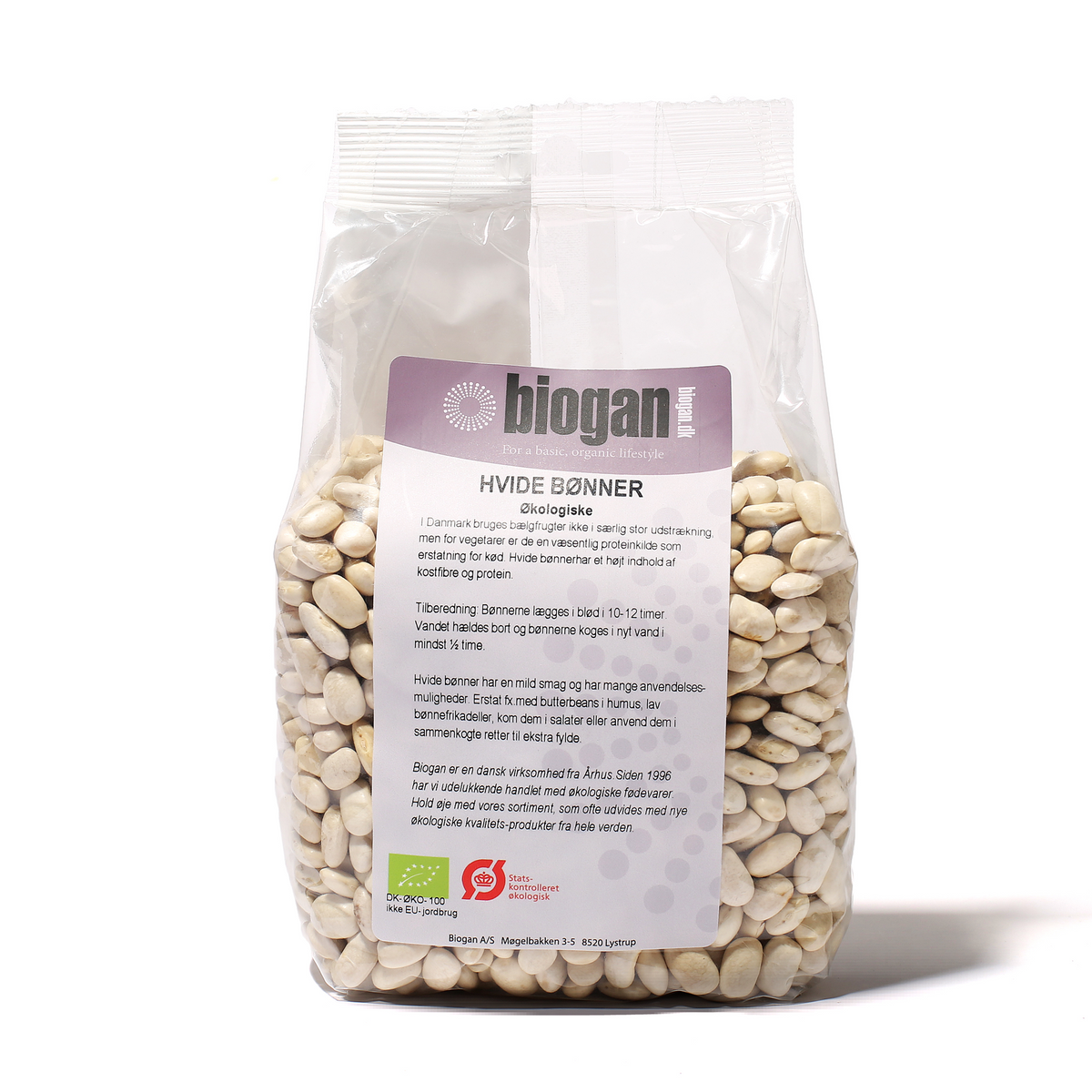 HVIDE BØNNER 750g ØKO fra Biogan