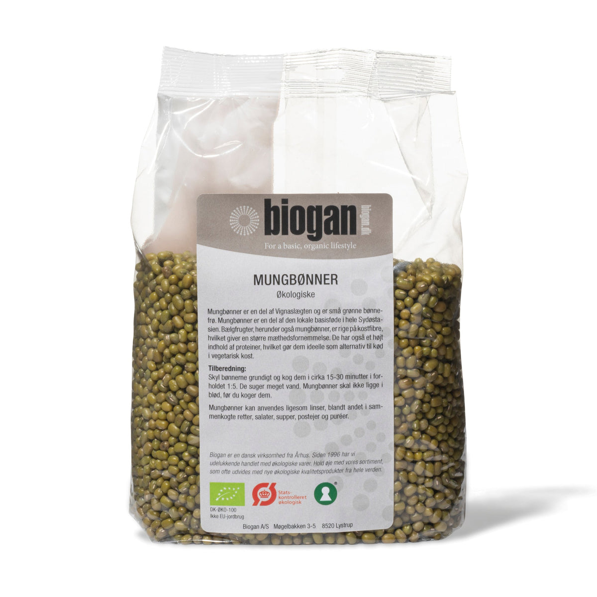 MUNGBØNNER 750g ØKO fra Biogan