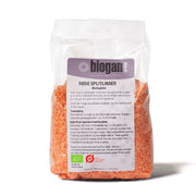 RØDE SPLITLINSER 750g ØKO fra Biogan