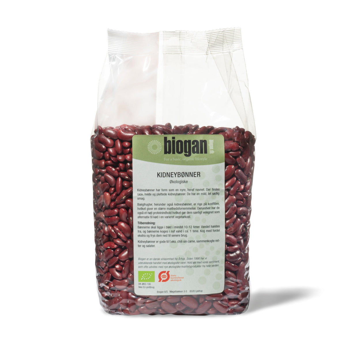 KIDNEYBØNNER 1kg ØKO fra Biogan