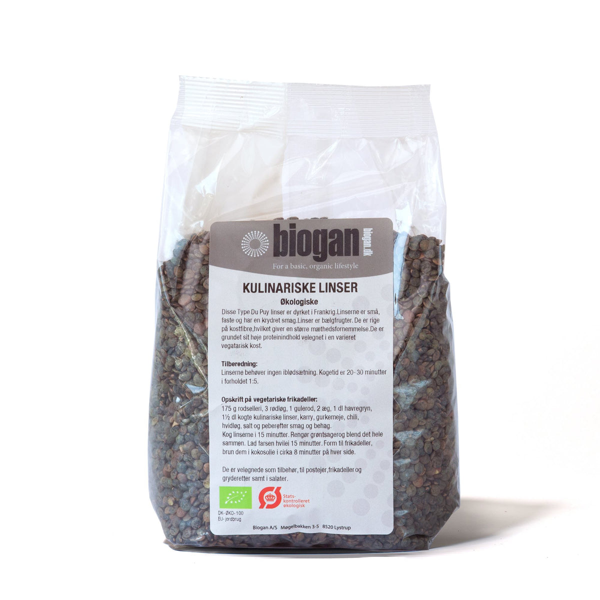 KULINARISKE LINSER 750g ØKO fra Biogan