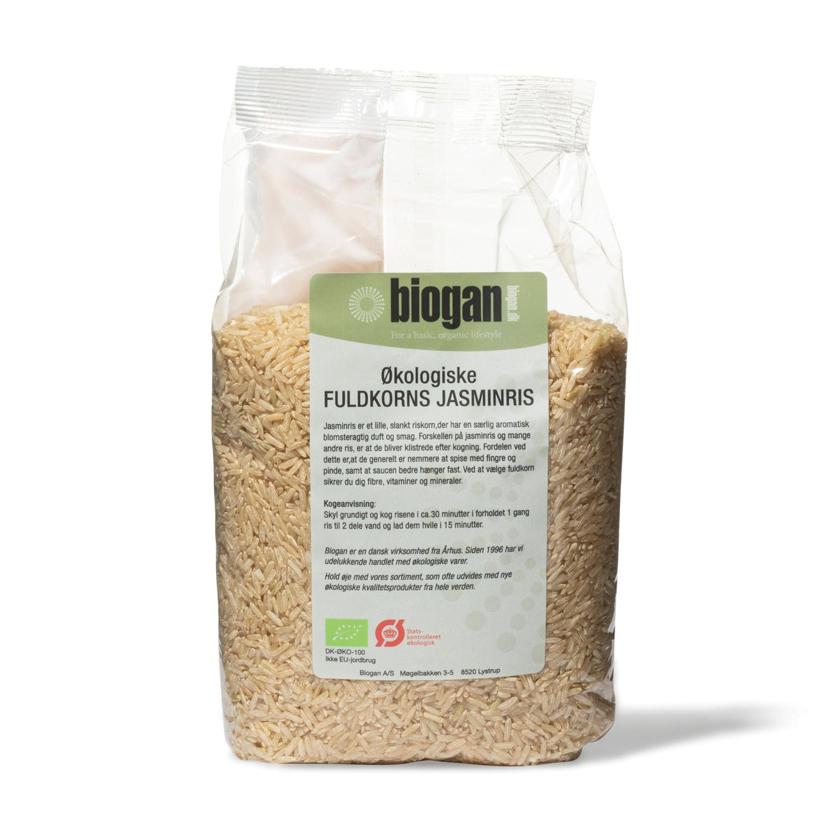 JASMINRIS fuldkorn 1kg ØKO fra Biogan