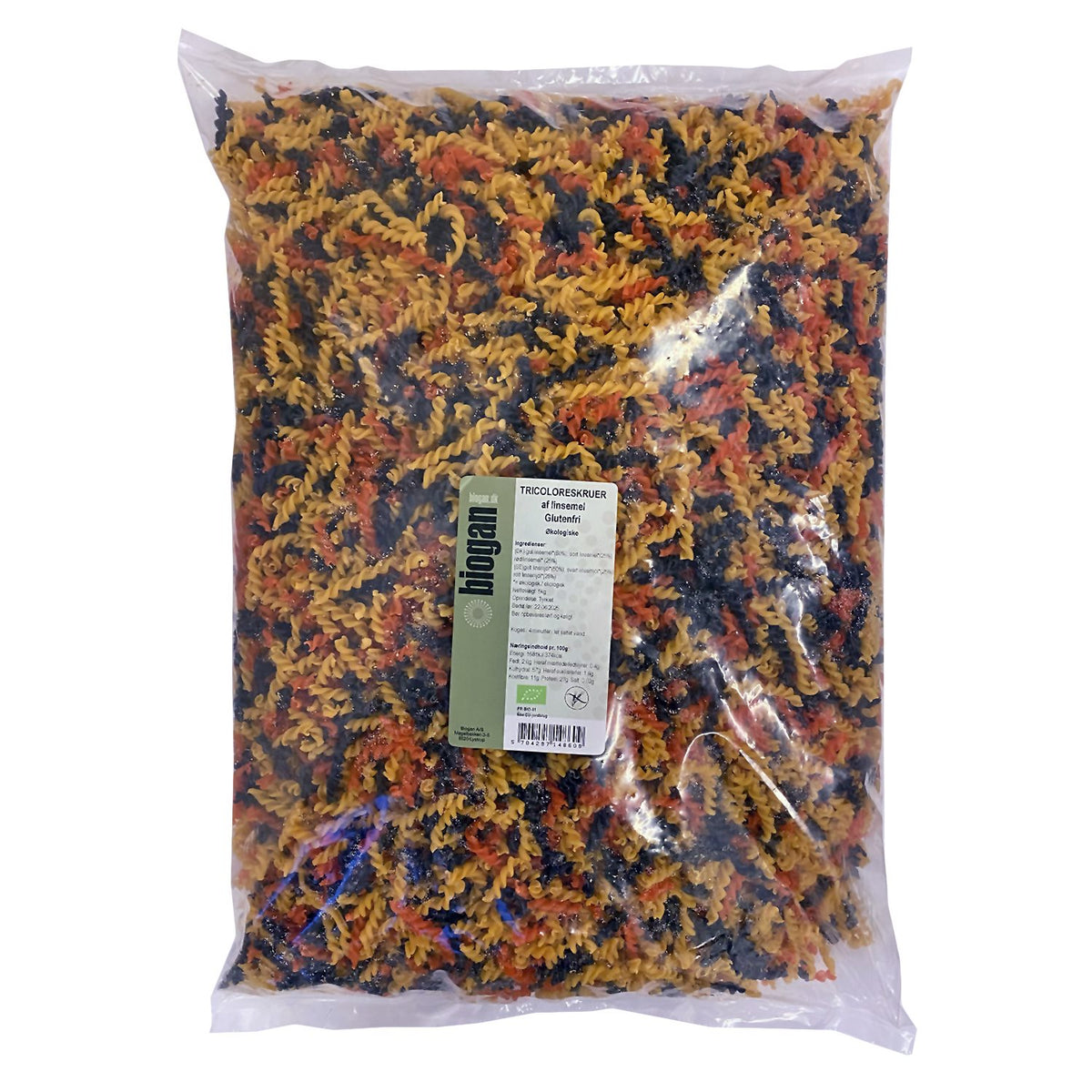 SKRUER af linse tre farvet 5kg ØKO-Glutenfri fra Biogan – billede 2