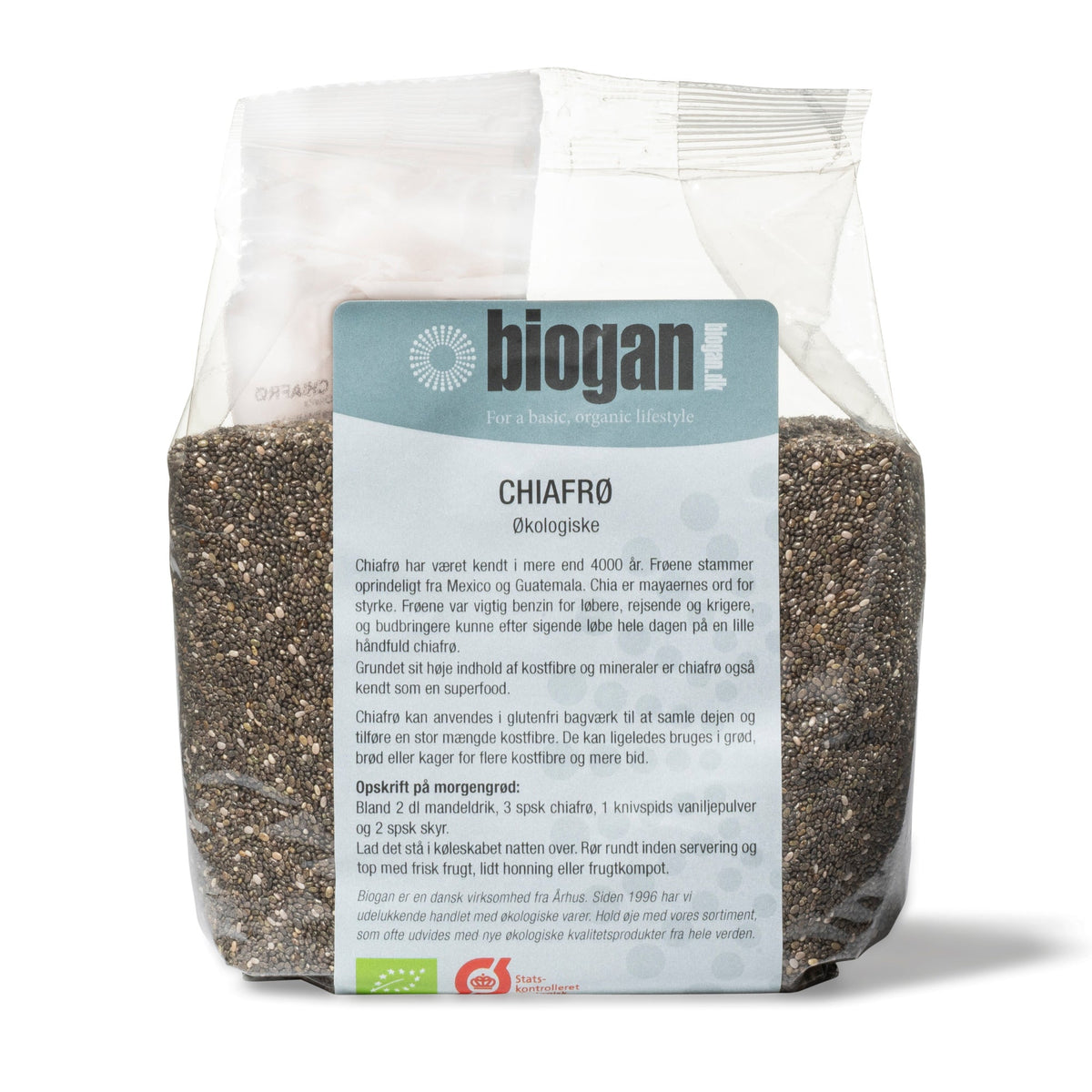 CHIA FRØ 500g ØKO fra Biogan