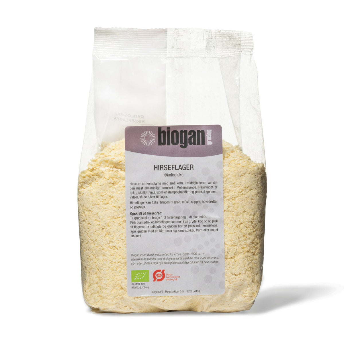 HIRSEFLAGER 500g ØKO fra Biogan