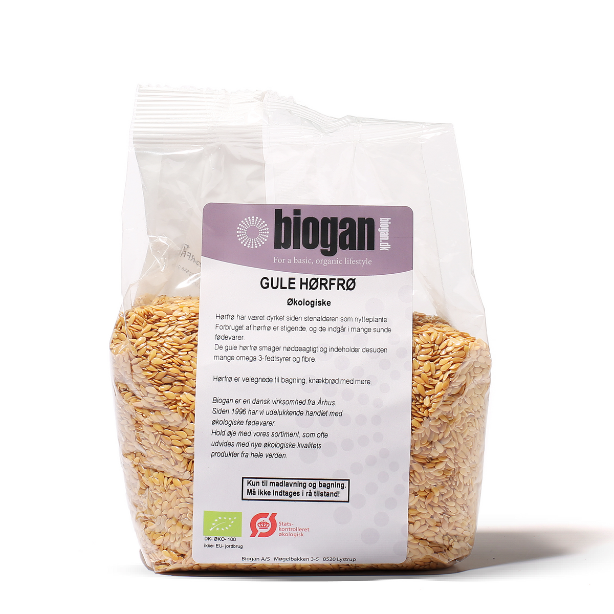 HØRFRØ gule 500g ØKO fra Biogan