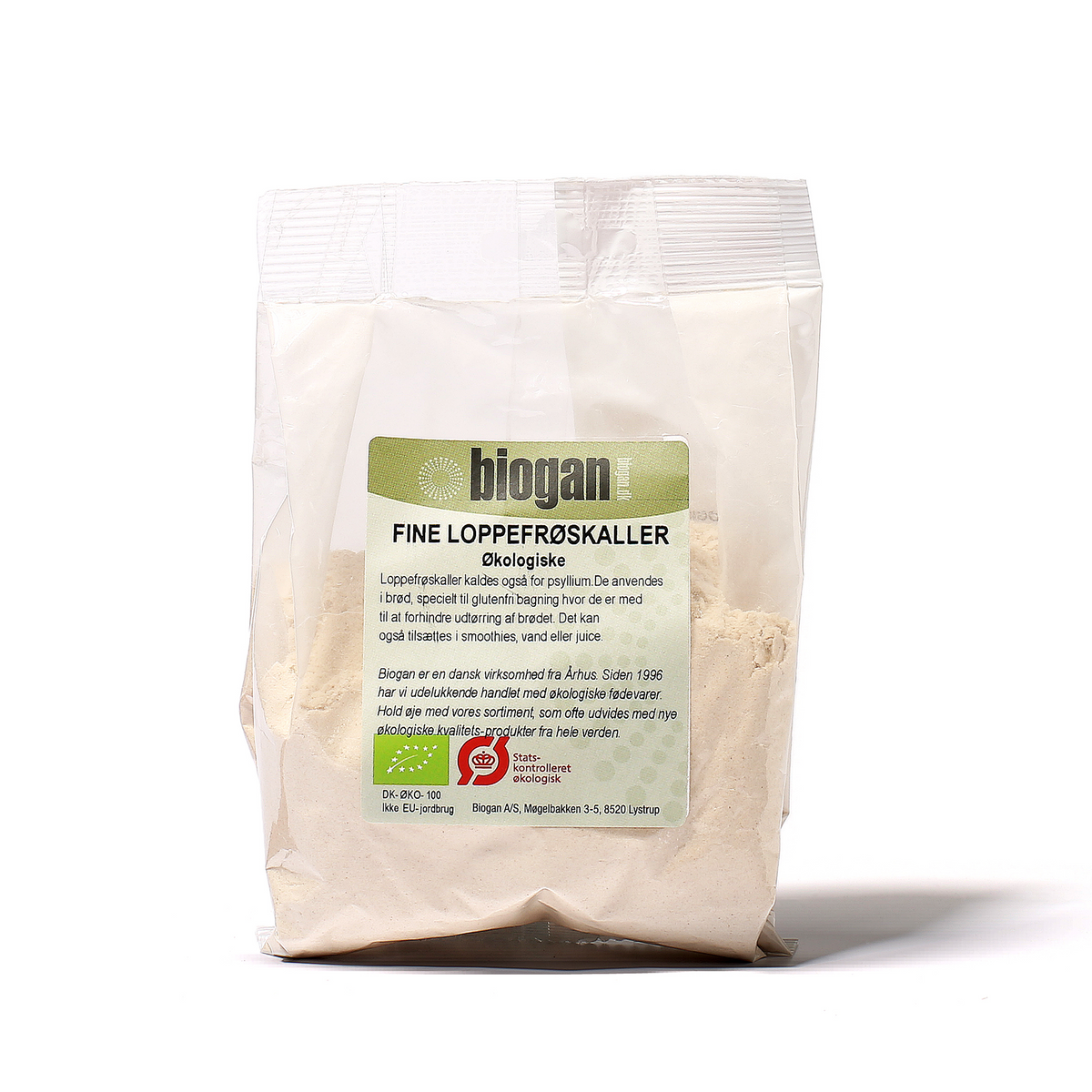 LOPPEFRØSKALLER/psyllium fintmalede 200g ØKO fra Biogan