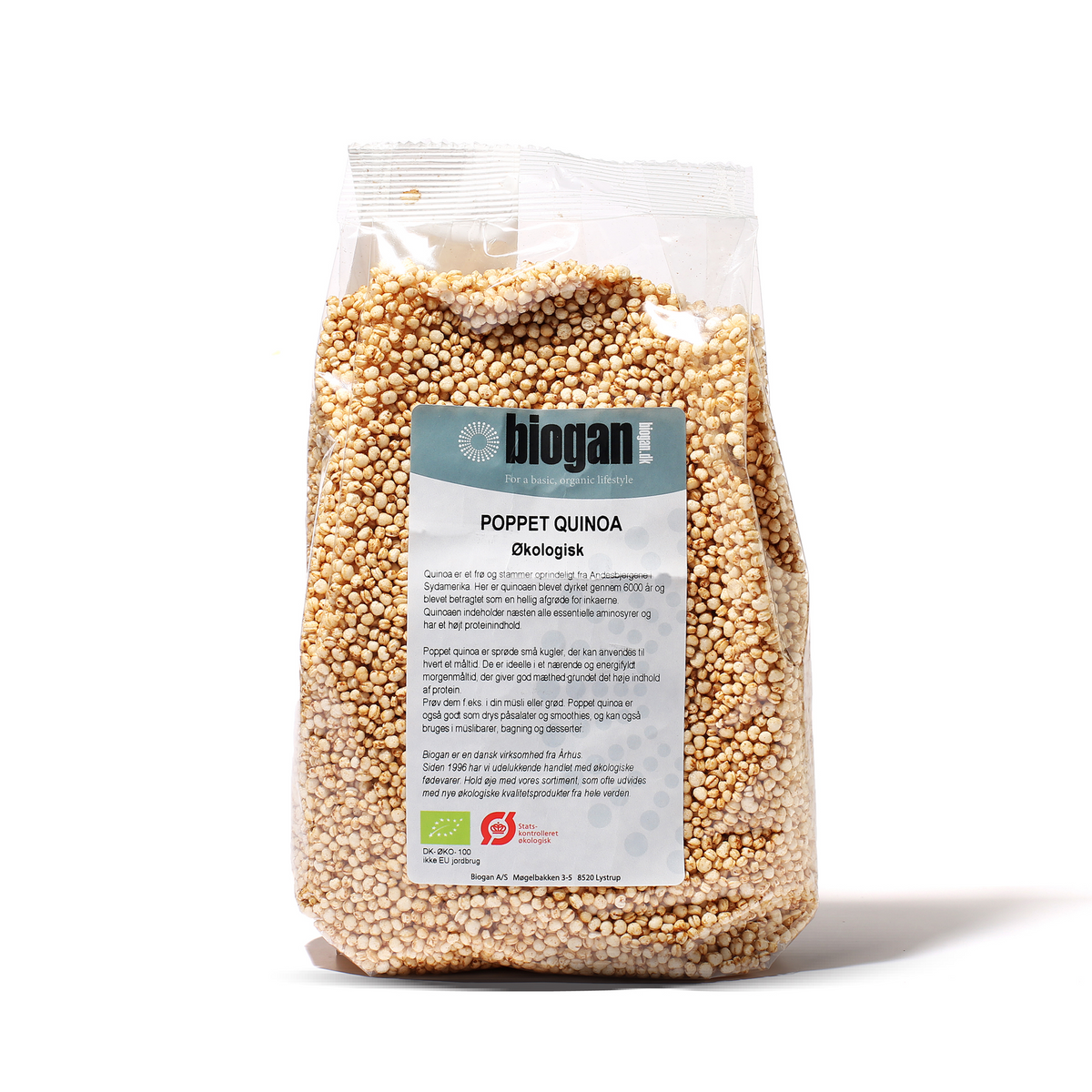 QUINOA poppet 150g ØKO fra Biogan