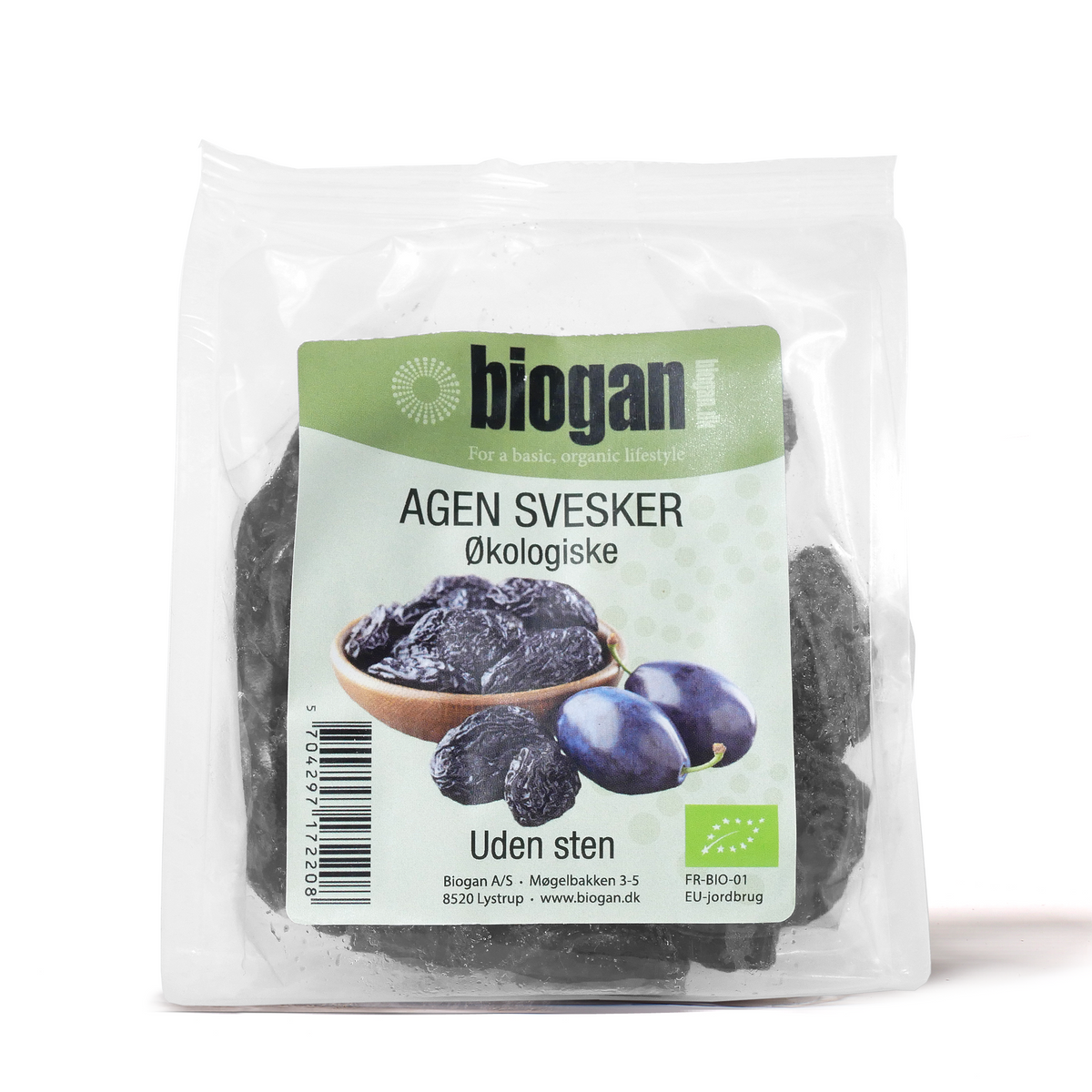 SVESKER Agen u/sten 500g ØKO fra Biogan
