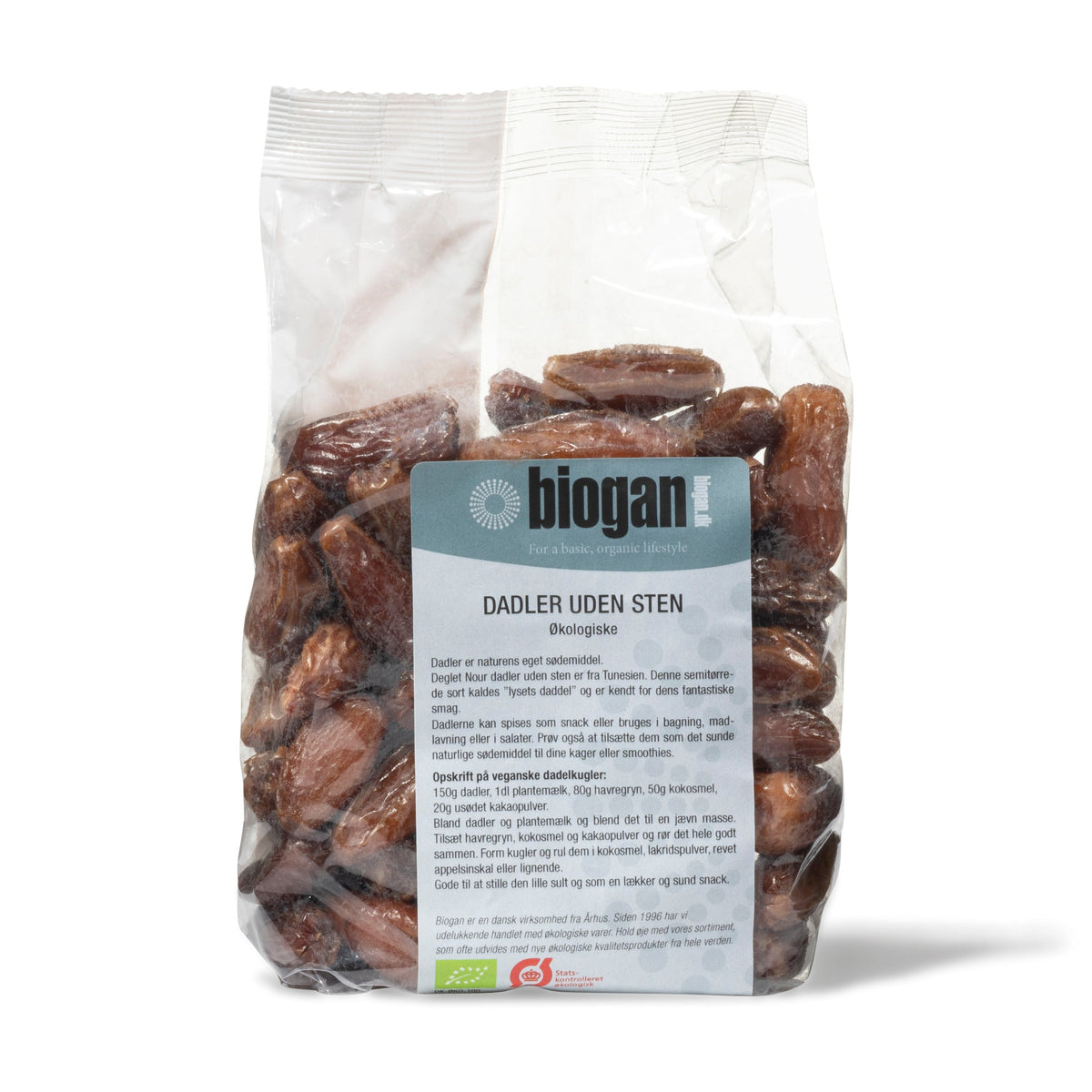 DADLER uden sten 500g ØKO fra Biogan