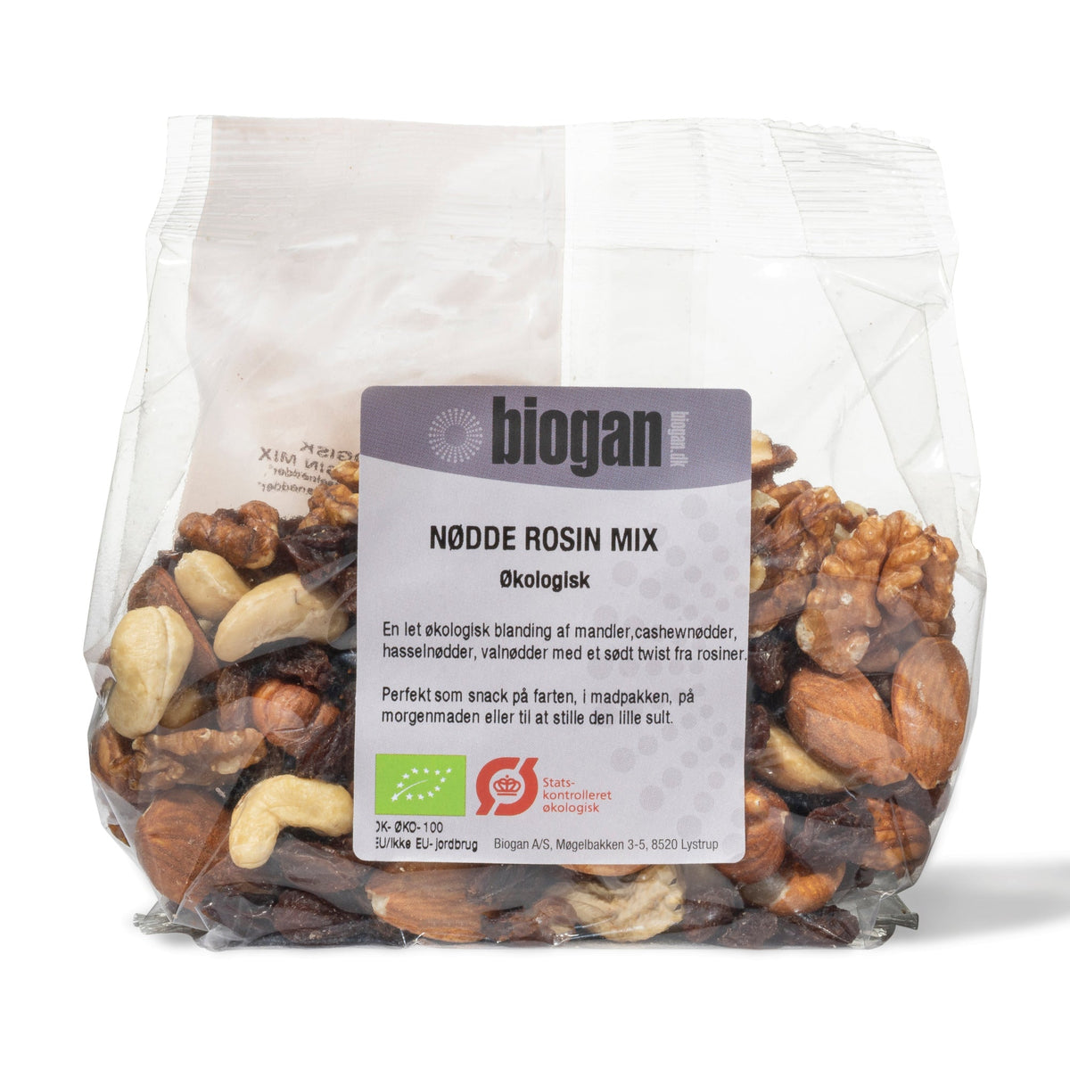 NØDDE-ROSIN MIX 200g ØKO fra Biogan