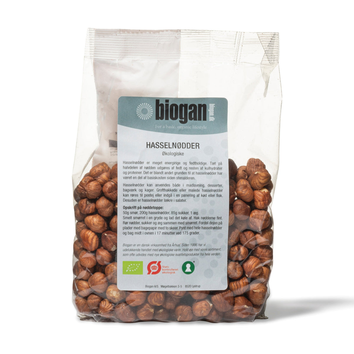 HASSELNØDDER 400g ØKO fra Biogan