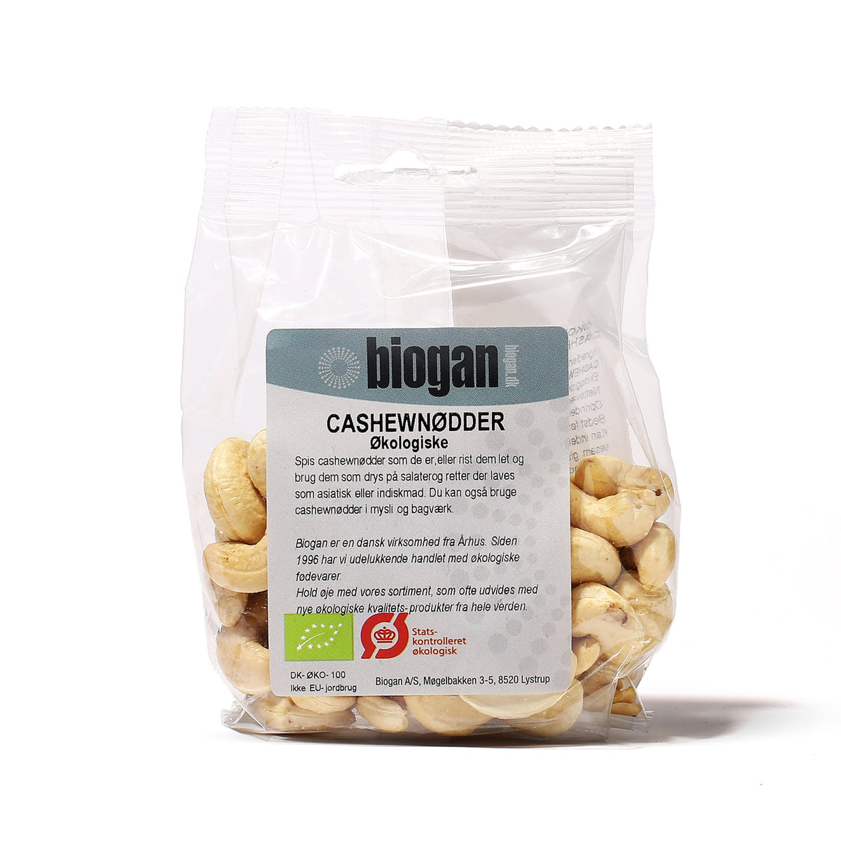 CASHEWNØDDER 100g ØKO fra Biogan