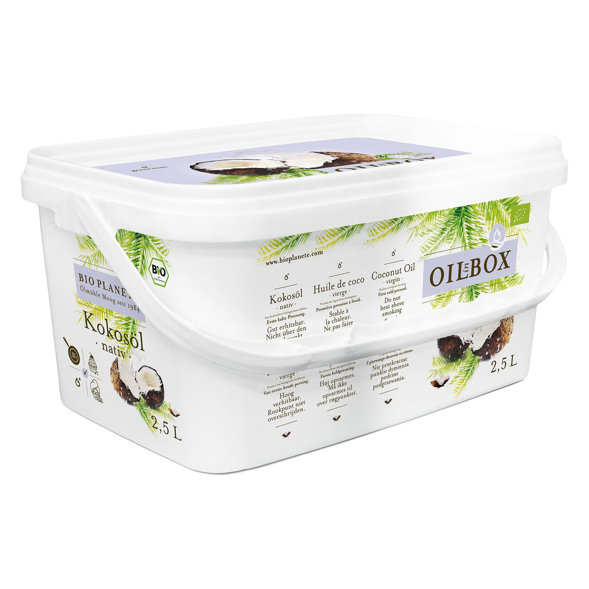 KOKOSOLIE 2500ml jomfru ØKO vegan fra Biogan