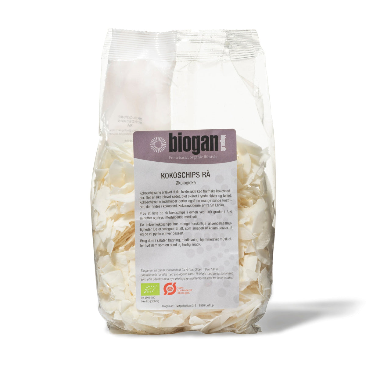 KOKOSCHIPS rå 200g ØKO fra Biogan