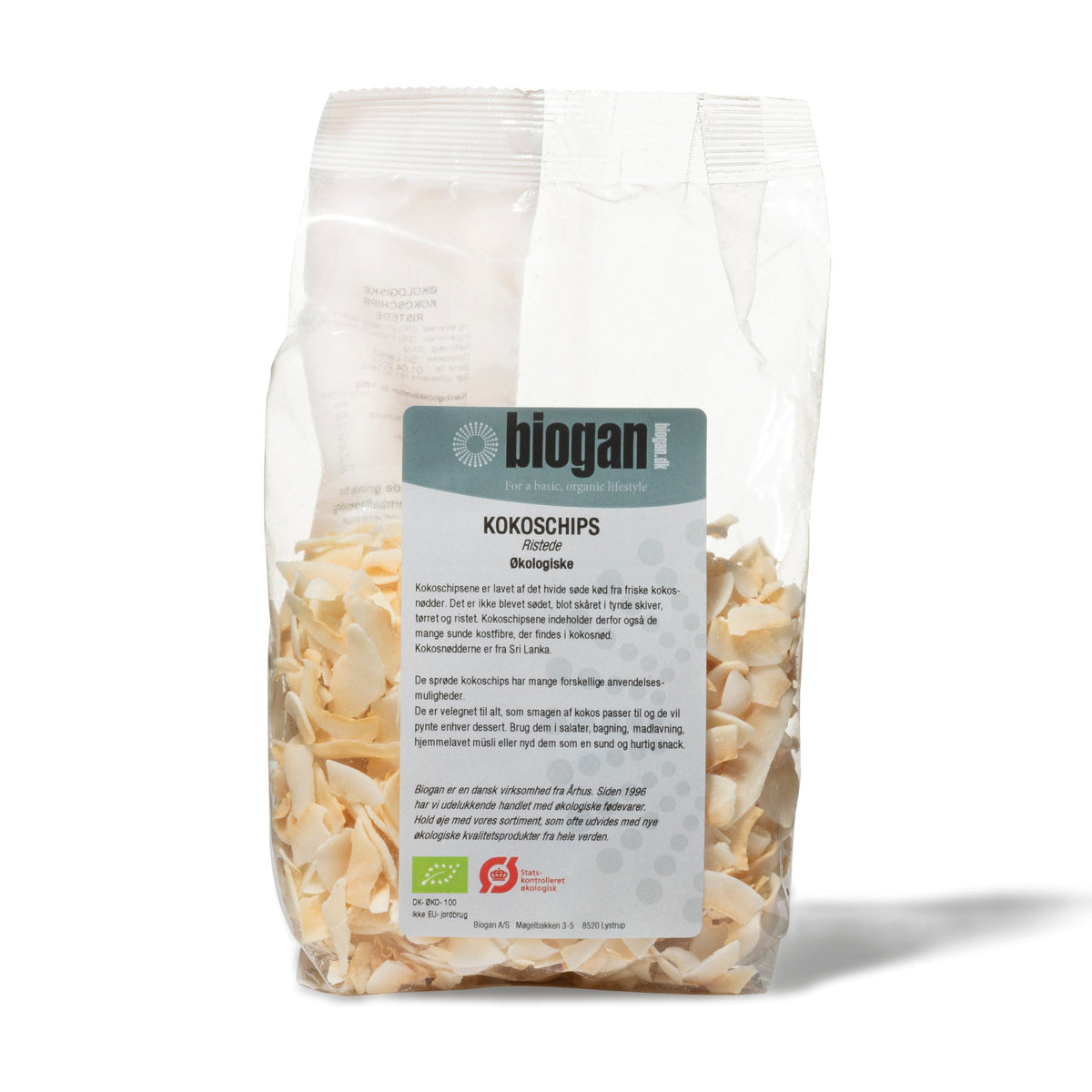 KOKOSCHIPS ristet 200g ØKO fra Biogan