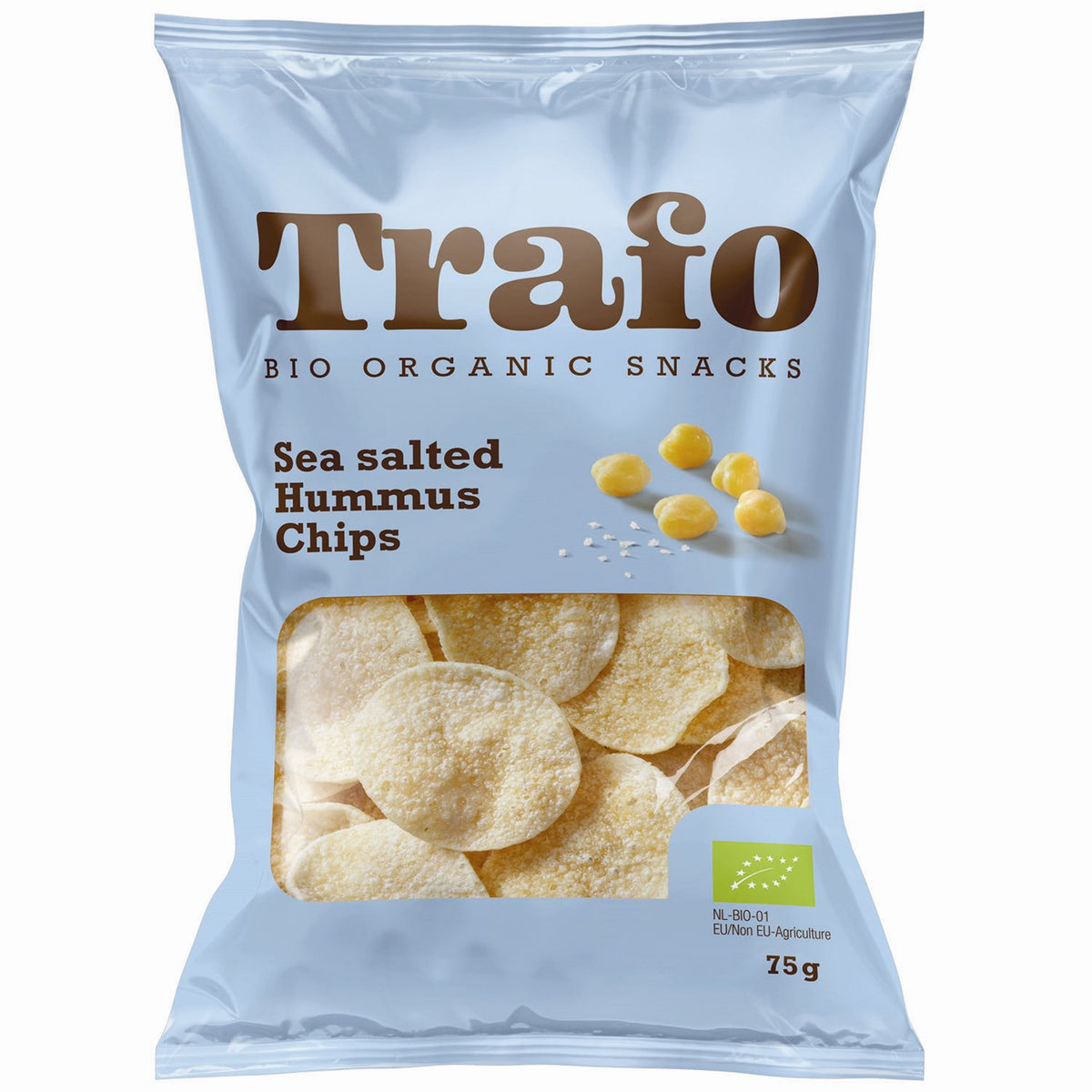HUMMUSCHIPS med salt 75g ØKO Glutenfri fra Biogan