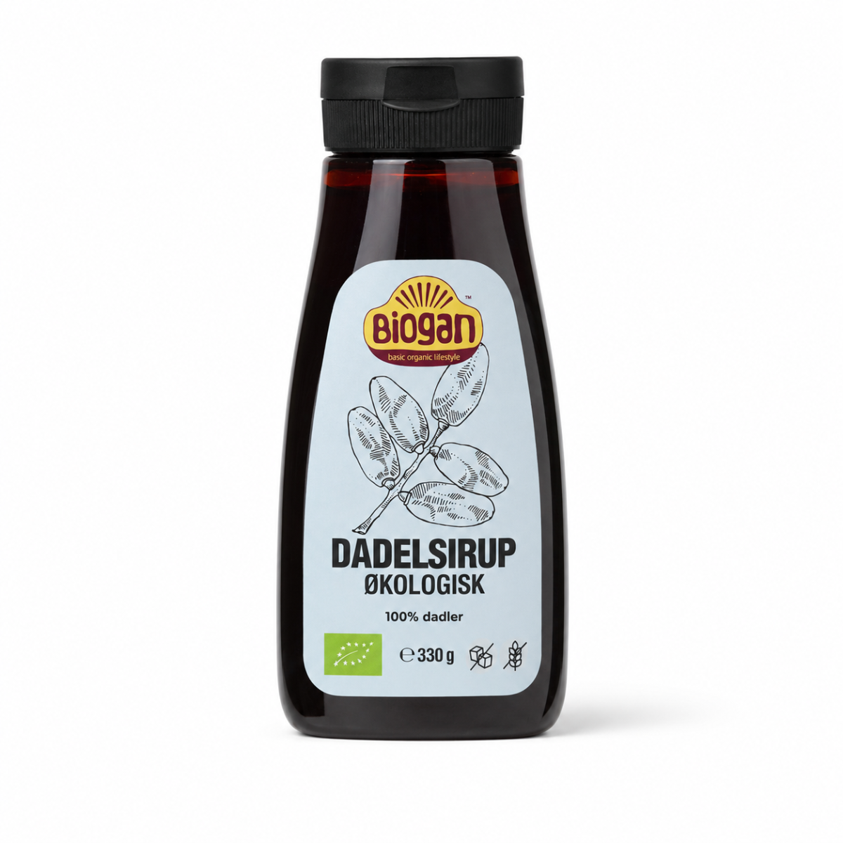 DADELSIRUP 100% dadler, 330g ØKO fra Biogan