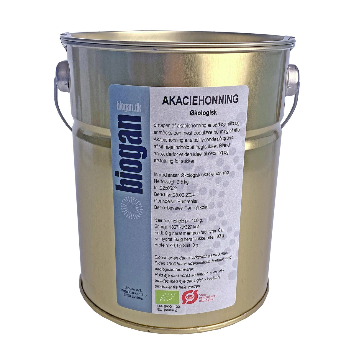 AKACIEHONNING 2,5kg ØKO fra Biogan