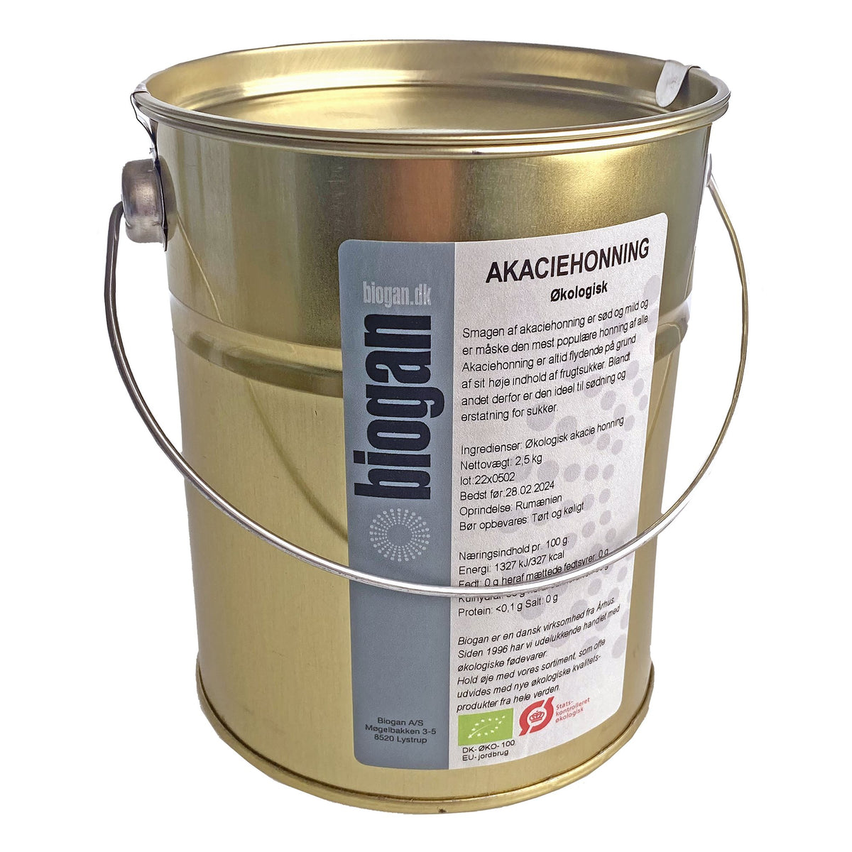 AKACIEHONNING 2,5kg ØKO fra Biogan – billede 2