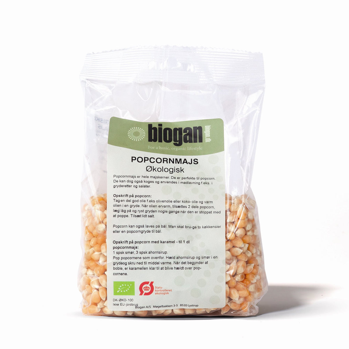 POPCORNMAJS 500g ØKO fra Biogan