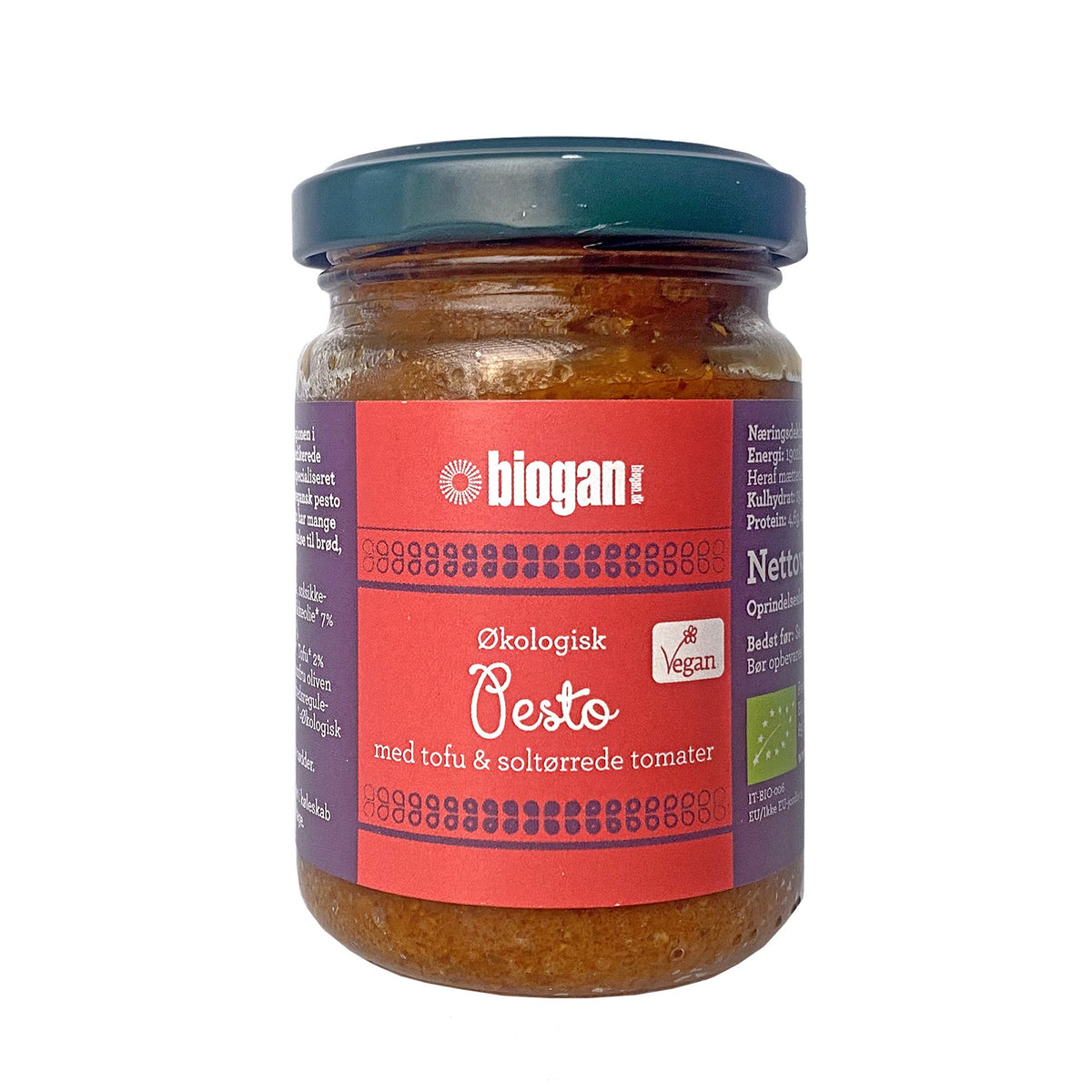 PESTO rød 130g ØKO vegan fra Biogan