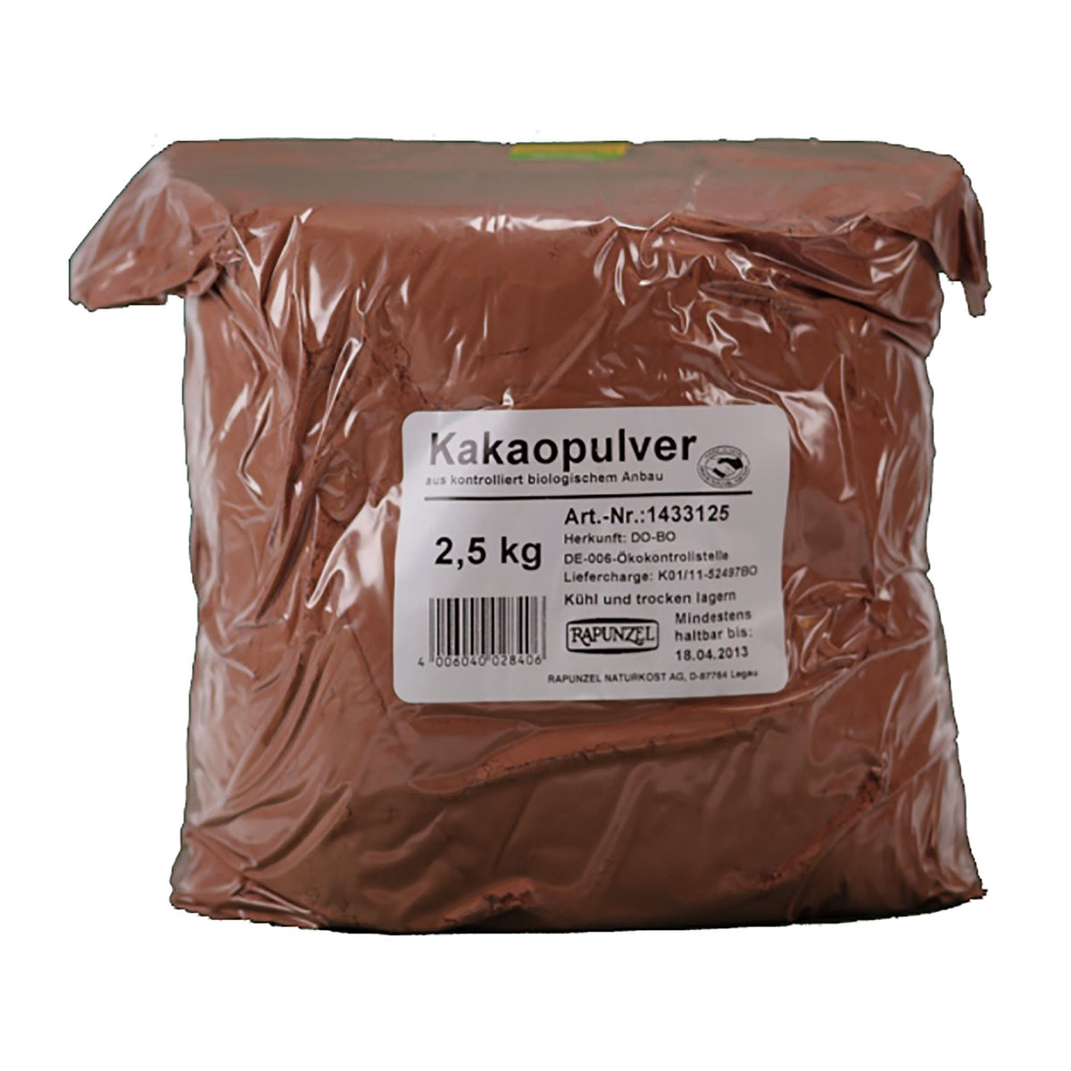 KAKAOPULVER 2,5kg uden sukker ØKO Fairtrade fra Biogan – billede 2