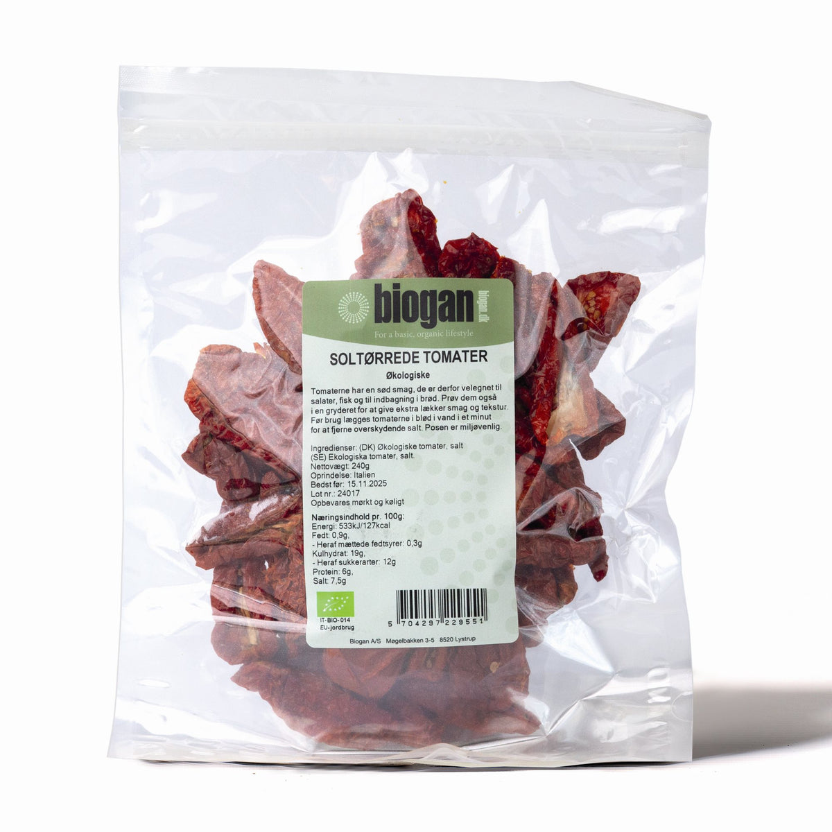 TOMATER soltørrede 240g ØKO fra Biogan
