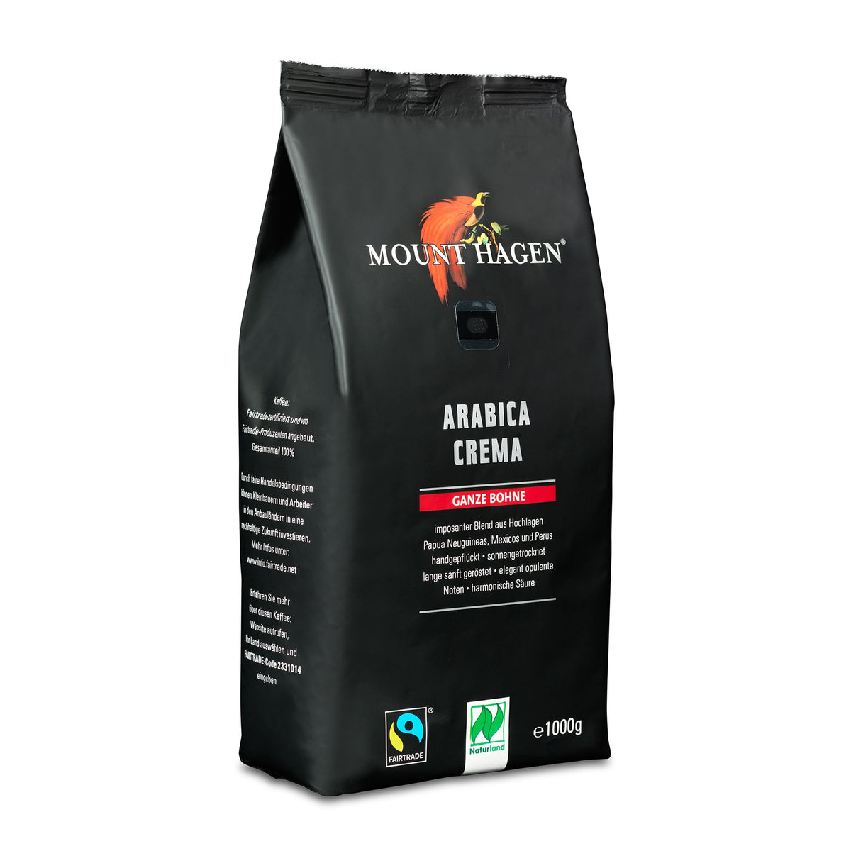 KAFFEBØNNER Arabica Crema 1kg ØKO fra Biogan