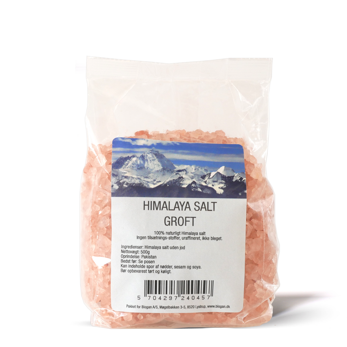 Himalayasalt grov 500g fra Biogan