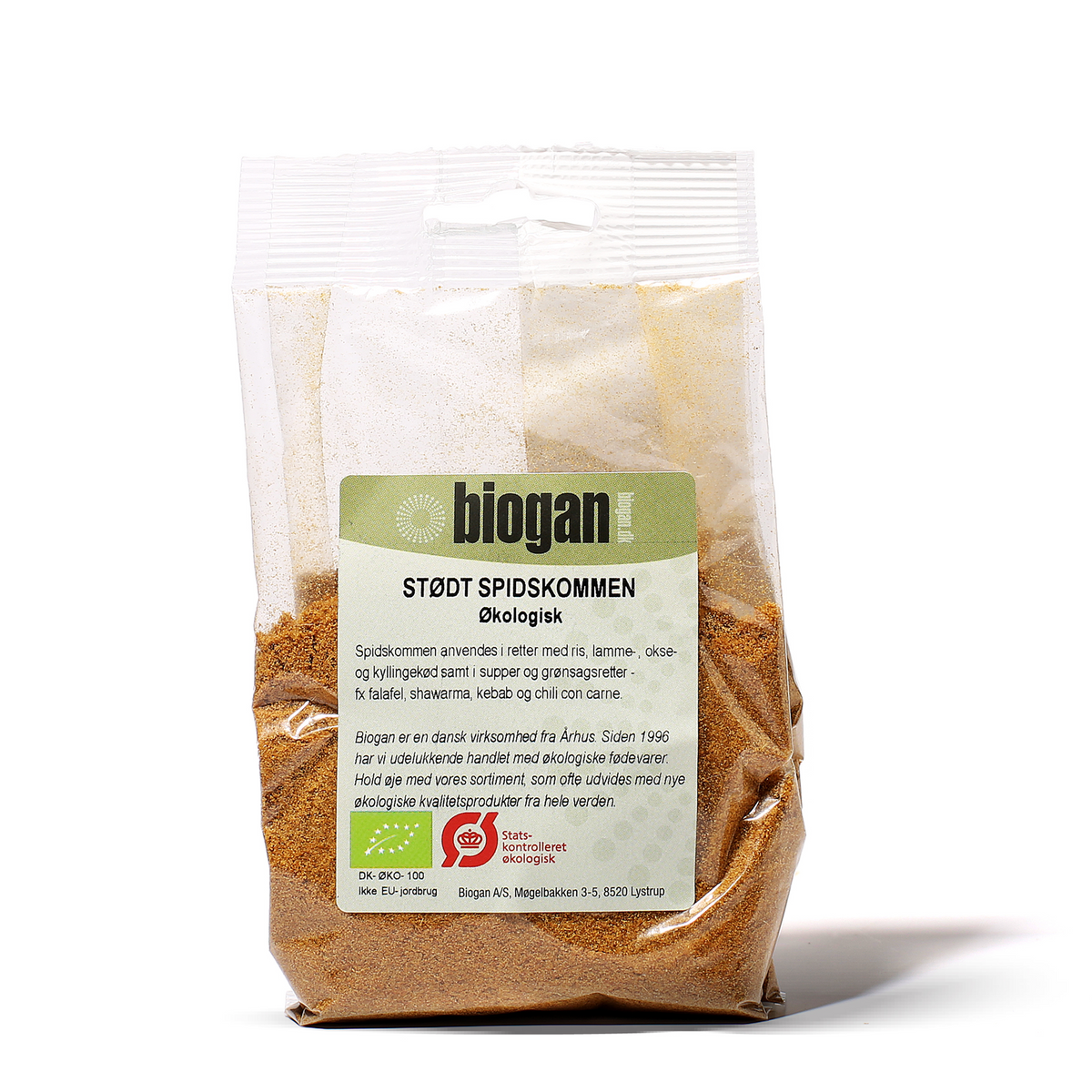SPIDSKOMMEN stødt 100g ØKO fra Biogan