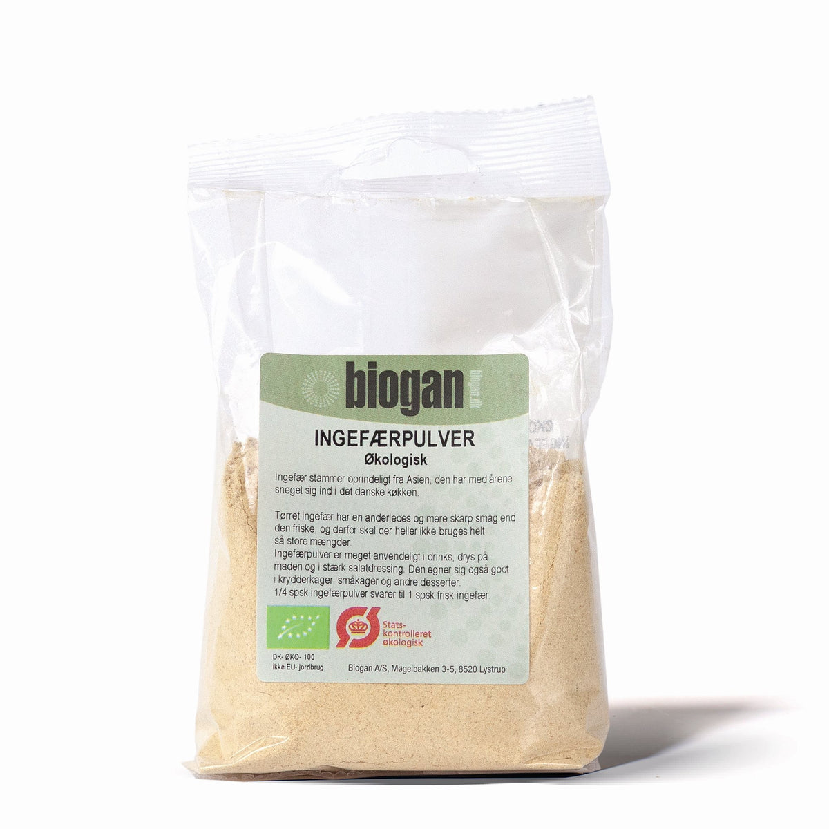 INGEFÆRPULVER 100g ØKO fra Biogan