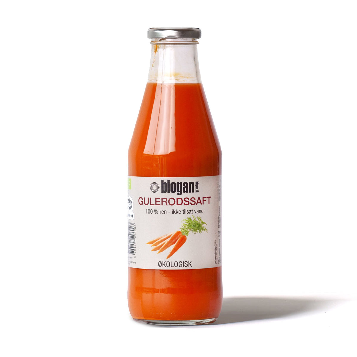 GULERODSSAFT 750ml ØKO pant A fra Biogan