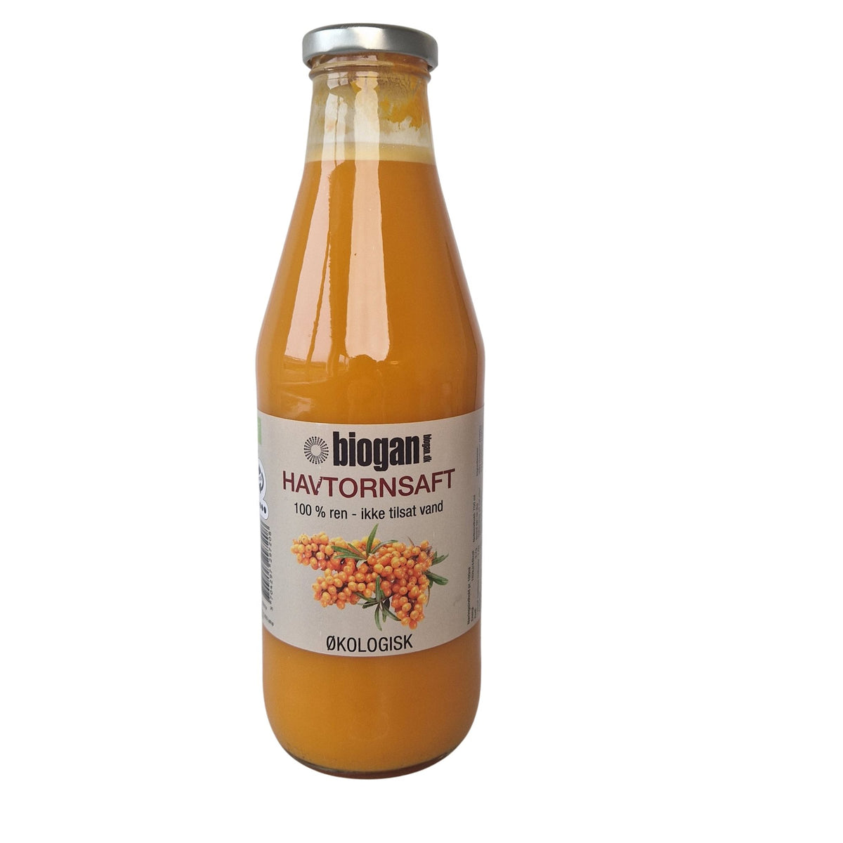 HAVTORNSAFT 100% frugt 750ml ØKO pant A fra Biogan