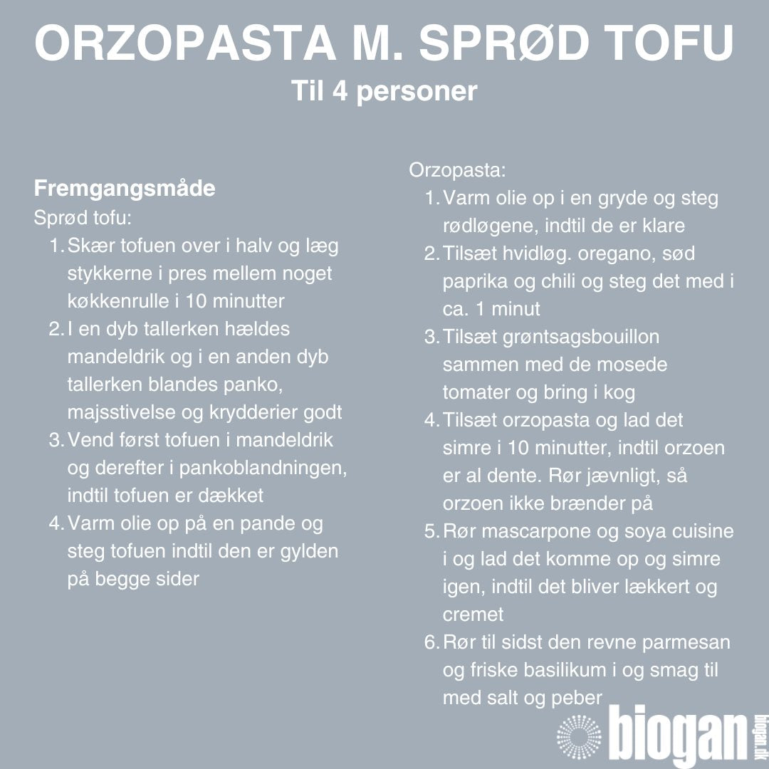 ORZO PASTA 500g ØKO fra Biogan – billede 4